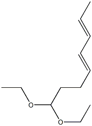 4,6-Octadienal diethyl acetal Struktur