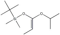 (Z)-1-(tert-Butyldimethylsilyloxy)-1-isopropyloxy-1-propene Struktur