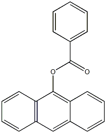 Benzoic acid (anthracen-9-yl) ester Struktur