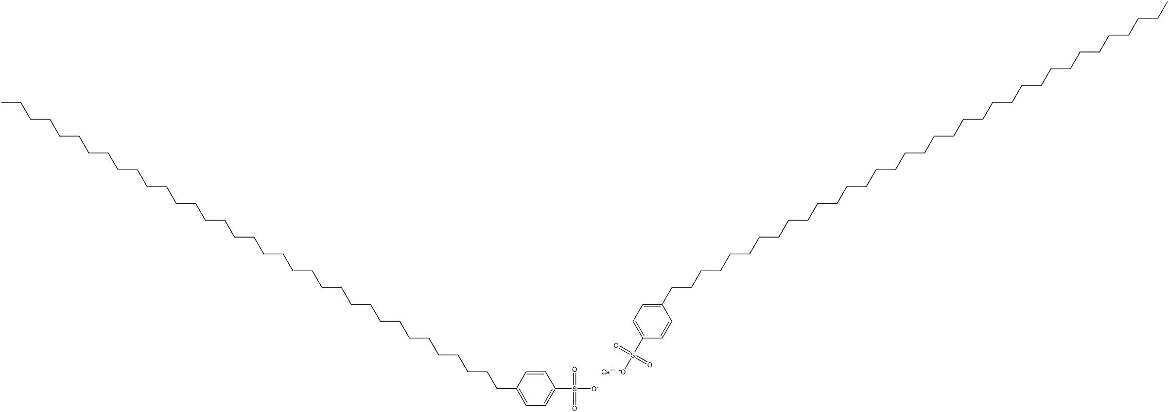 Bis[4-(pentatriacontan-1-yl)benzenesulfonic acid]calcium salt Struktur