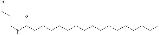 N-(3-Hydroxypropyl)heptadecanamide Struktur