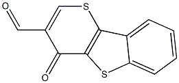 4-Oxo-4H-thiopyrano[3,2-b][1]benzothiophene-3-carbaldehyde Struktur