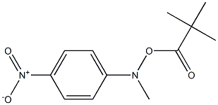 N-Methyl-N-(4-nitrophenyl)-O-pivaloylhydroxylamine Struktur