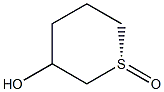 (S)-3-Hydroxytetrahydro-2H-thiopyran 1-oxide Struktur