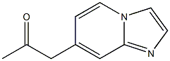 7-(2-Oxopropyl)imidazo[1,2-a]pyridine Struktur