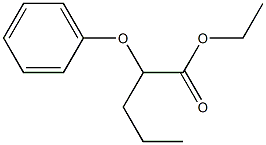 2-Phenoxypentanoic acid ethyl ester Struktur