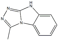 3-Methyl-9H-1,2,4-triazolo[4,3-a]benzimidazole Struktur