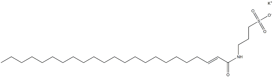 3-[(1-Oxo-2-tricosen-1-yl)amino]-1-propanesulfonic acid potassium salt Struktur