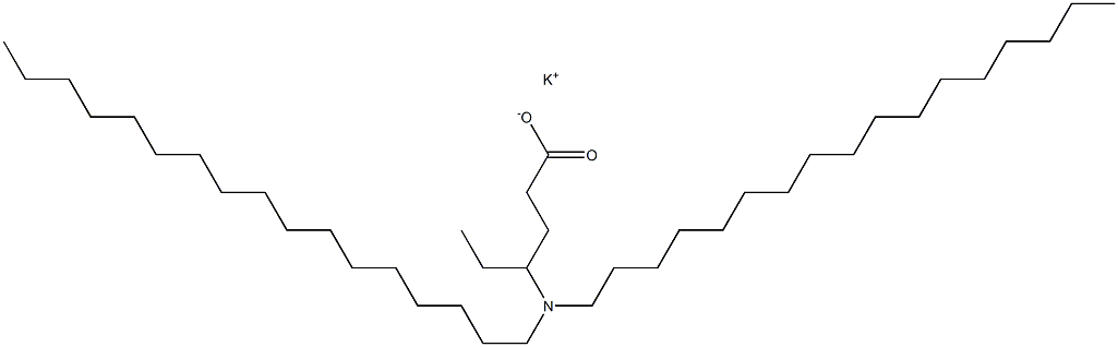 4-(Diheptadecylamino)hexanoic acid potassium salt Struktur