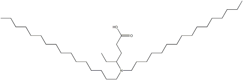 4-(Dihexadecylamino)hexanoic acid Struktur