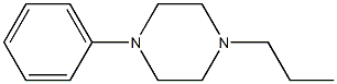 1-Propyl-4-phenylpiperazine Struktur