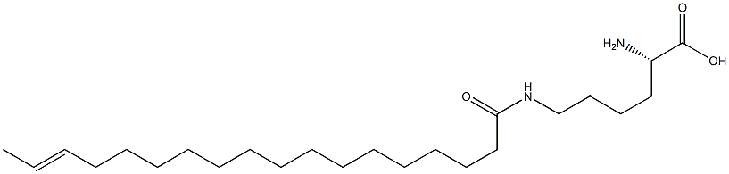 N6-(16-Octadecenoyl)lysine Struktur