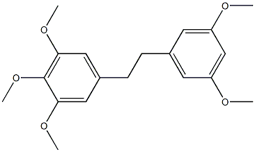 3,3',4,5,5'-Pentamethoxybibenzyl Struktur