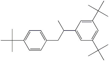 2-(3,5-Di-tert-butylphenyl)-1-(4-tert-butylphenyl)propane Struktur