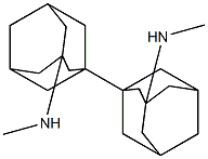 N,N'-Dimethyl-1,1'-biadamantane-3,3'-diamine Struktur