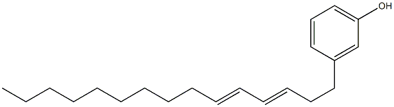 3-(3,5-Pentadecadienyl)phenol Struktur