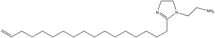 1-(2-Aminoethyl)-2-(16-heptadecenyl)-2-imidazoline Struktur