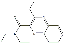 N,N-Diethyl-3-isopropylquinoxaline-2-carboxamide Struktur