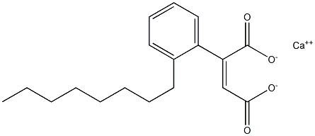 2-(2-Octylphenyl)maleic acid calcium salt Struktur