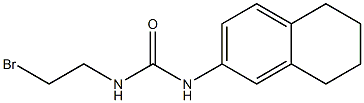 3-(2-Bromoethyl)-1-(5,6,7,8-tetrahydronaphthalen-2-yl)urea Struktur