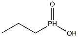 Propylphosphinic acid Struktur