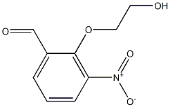 3-Nitro-2-(2-hydroxyethoxy)benzaldehyde Struktur