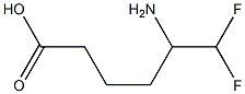 5-Amino-6,6-difluorohexanoic acid Struktur