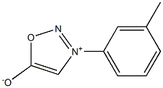 3-(3-Methylphenyl)sydnone Struktur