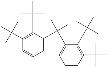 2,2-Bis(2,3-di-tert-butylphenyl)propane Struktur