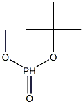 Phosphonic acid methyl tert-butyl ester Struktur