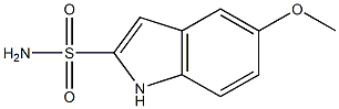 5-Methoxy-1H-indole-2-sulfonamide Struktur