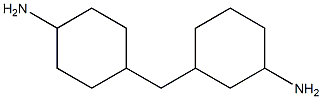 3-(4-Aminocyclohexylmethyl)cyclohexanamine Struktur