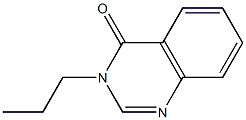 3-Propylquinazolin-4(3H)-one Struktur