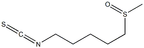 5-(Methylsulfinyl)pentyl isothiocyanate Struktur