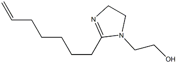 1-(2-Hydroxyethyl)-2-(6-heptenyl)-2-imidazoline Struktur