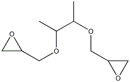 2,2'-[2,3-Butanediylbis(oxymethylene)]bis(oxirane) Struktur