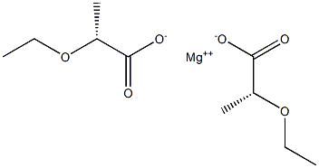 Bis[[R,(+)]-2-ethoxypropionic acid] magnesium salt Struktur