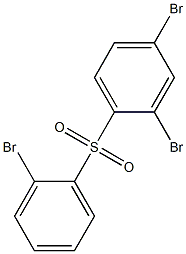 2,4-Dibromophenyl 2-bromophenyl sulfone Struktur