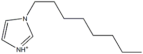 1-Octylimidazolium Struktur