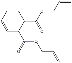 3-Cyclohexene-1,2-dicarboxylic acid bis(2-propenyl) ester Struktur