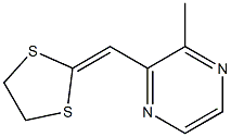 2-((3-Methylpyrazin-2-yl)methylene)-1,3-dithiolane Struktur