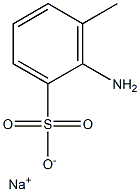 2-Amino-3-methylbenzenesulfonic acid sodium salt Struktur