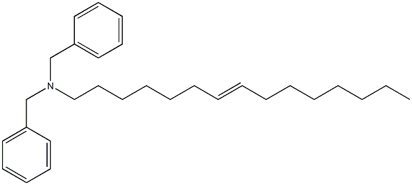 (7-Pentadecenyl)dibenzylamine Struktur