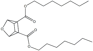 7-Oxabicyclo[2.2.1]heptane-2,3-dicarboxylic acid diheptyl ester Struktur