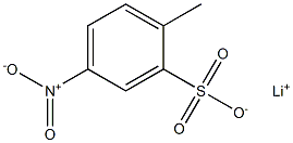 4-Nitrotoluene-2-sulfonic acid lithium salt Struktur