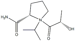 1-[(S)-Lactoyl]-N-isopropyl-L-prolinamide Struktur