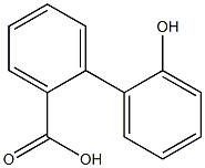 2'-Hydroxy-1,1'-biphenyl-2-carboxylic acid Struktur