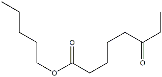 6-Ketocaprylic acid pentyl ester Struktur