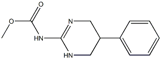 2-Methoxycarbonylamino-5-phenyl-1,4,5,6-tetrahydropyrimidine Struktur