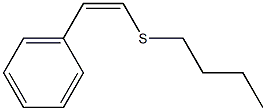 Butyl [(Z)-2-phenylvinyl] sulfide Struktur